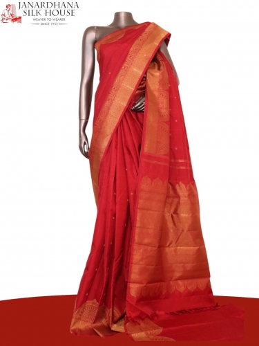 Pure Handloom Kanjeevaram Silk Saree